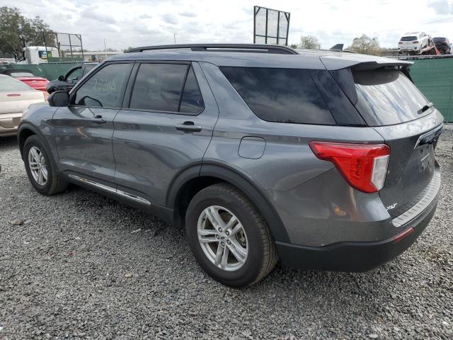 1FMSK7DH1NGC03596 - 2022 FORD EXPLORER XLT GRAY photo 2