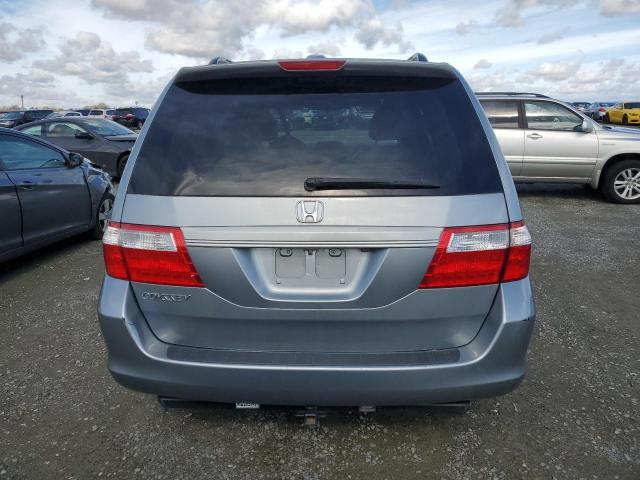 5FNRL38706B091542 - 2006 HONDA ODYSSEY EXL GRAY photo 6