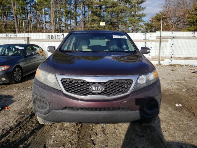 5XYKT3A17DG370628 - 2013 KIA SORENTO LX BURGUNDY photo 5