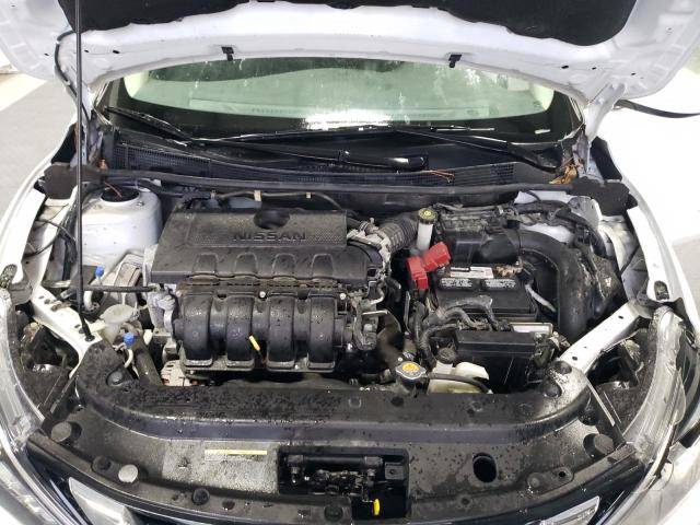 3N1AB7AP5KY237033 - 2019 NISSAN SENTRA S WHITE photo 11