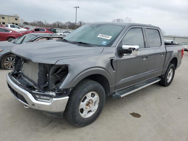 1FTFW1E81NKD88428 - 2022 FORD F150 SUPERCREW GRAY photo 1