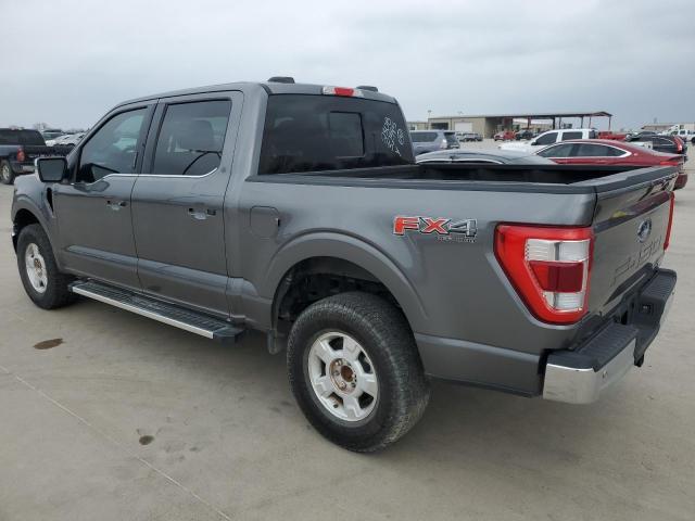 1FTFW1E81NKD88428 - 2022 FORD F150 SUPERCREW GRAY photo 2