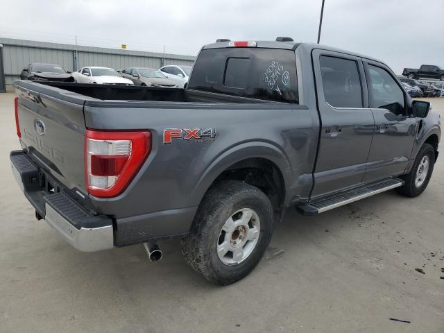 1FTFW1E81NKD88428 - 2022 FORD F150 SUPERCREW GRAY photo 3