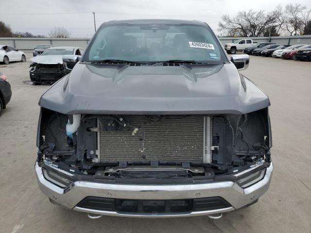 1FTFW1E81NKD88428 - 2022 FORD F150 SUPERCREW GRAY photo 5