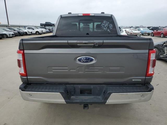 1FTFW1E81NKD88428 - 2022 FORD F150 SUPERCREW GRAY photo 6