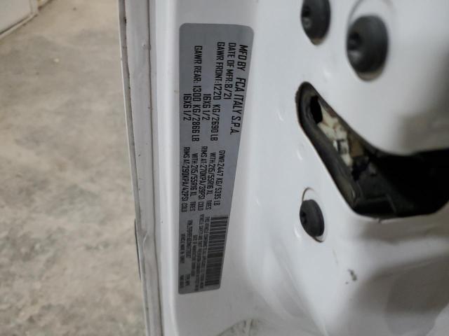 ZFBHRFABXM6V26587 - 2021 RAM PROMASTER WHITE photo 12