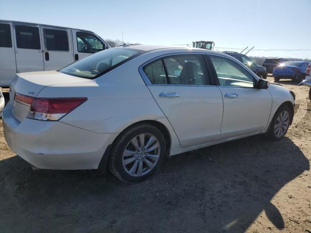 5KBCP3F84BB002931 - 2011 HONDA ACCORD EXL WHITE photo 3