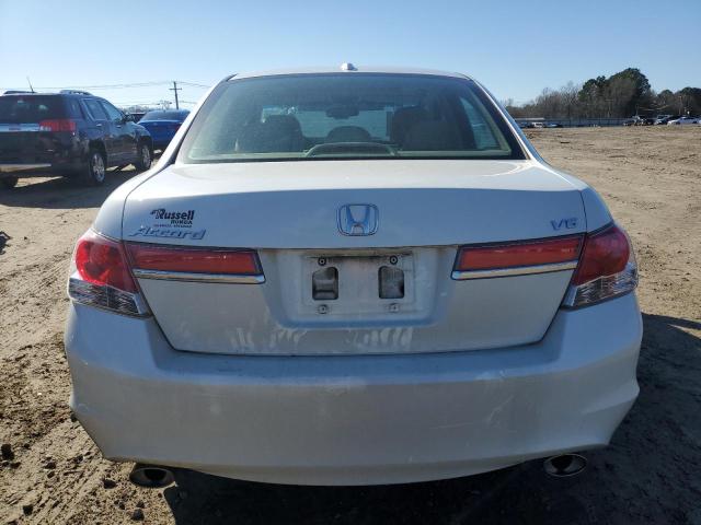 5KBCP3F84BB002931 - 2011 HONDA ACCORD EXL WHITE photo 6