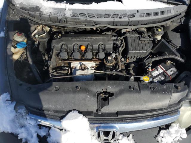 2HGFA16998H519401 - 2008 HONDA CIVIC EXL შავი ფოტო 11