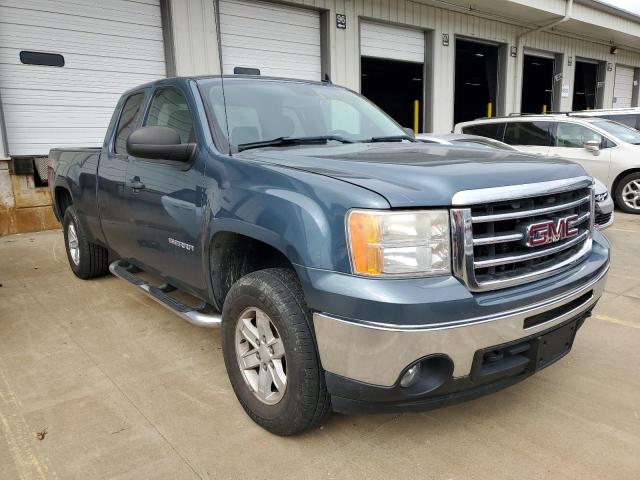 1GTR2VE7XDZ267703 - 2013 GMC SIERRA K1500 SLE BLUE photo 4