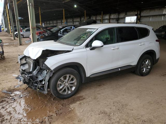 5NMS2CAD0KH127307 - 2019 HYUNDAI SANTA FE SE WHITE photo 1