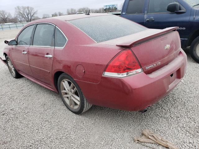 2G1WC5E32E1167630 - 2014 CHEVROLET IMPALA LIM LTZ RED photo 2