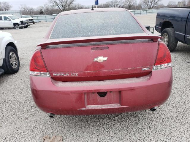 2G1WC5E32E1167630 - 2014 CHEVROLET IMPALA LIM LTZ RED photo 6