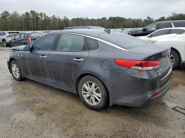 5XXGT4L31HG123755 - 2017 KIA OPTIMA LX GRAY photo 2