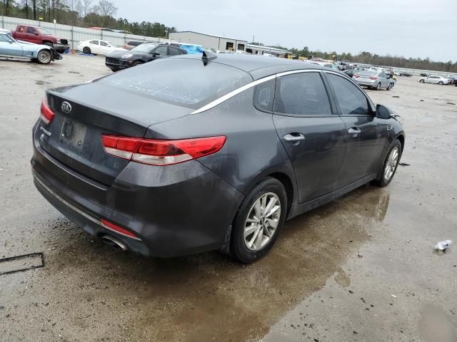 5XXGT4L31HG123755 - 2017 KIA OPTIMA LX GRAY photo 3