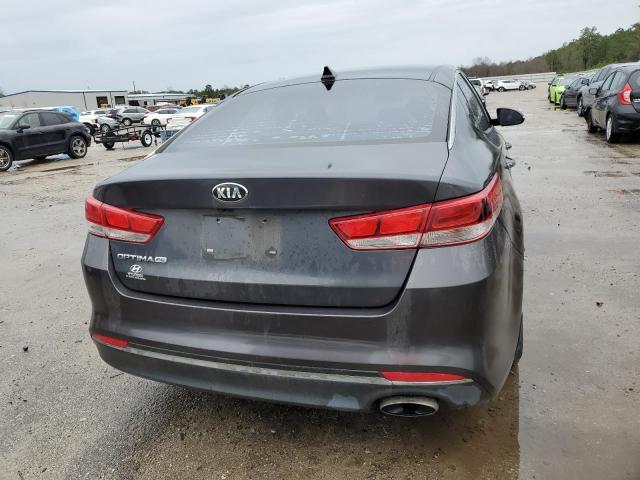 5XXGT4L31HG123755 - 2017 KIA OPTIMA LX GRAY photo 6