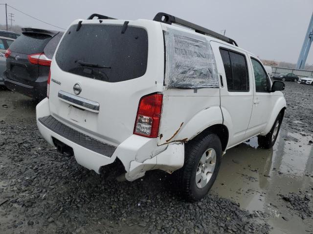 5N1AR1NB9AC619816 - 2010 NISSAN PATHFINDER S თეთრი ფოტო 3