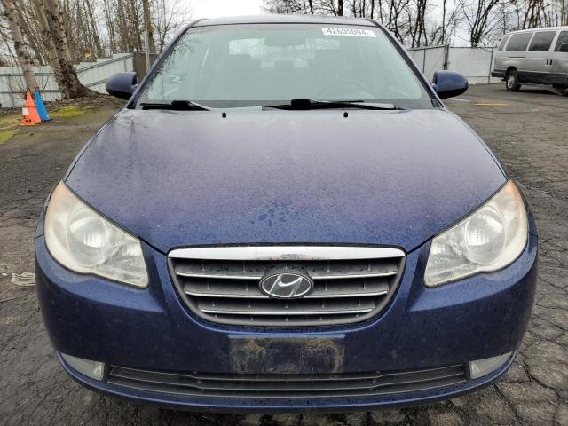 KMHDU46D17U109752 - 2007 HYUNDAI ELANTRA GLS BLUE photo 5