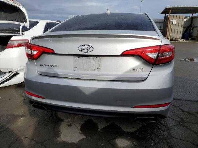 5NPE34AF6GH382359 - 2016 HYUNDAI SONATA SPORT SILVER photo 6