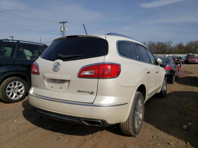 5GAKVBKDXEJ238799 - 2014 BUICK ENCLAVE WHITE photo 4