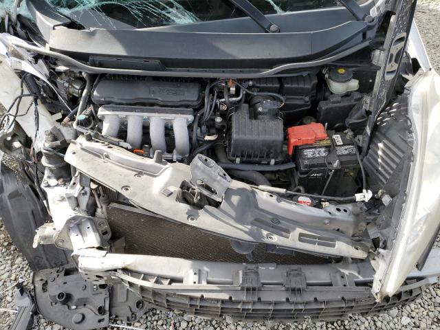 JHMGE8H42AS027615 - 2010 HONDA FIT SPORT SILVER photo 11