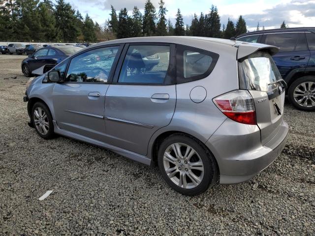 JHMGE8H42AS027615 - 2010 HONDA FIT SPORT SILVER photo 2