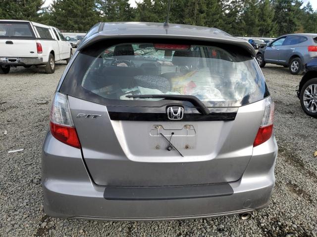 JHMGE8H42AS027615 - 2010 HONDA FIT SPORT SILVER photo 6