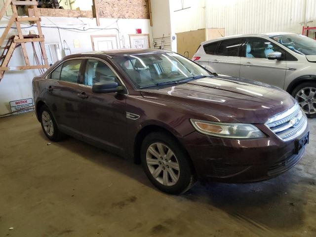 1FAHP2DW2BG184088 - 2011 FORD TAURUS SE MAROON photo 4