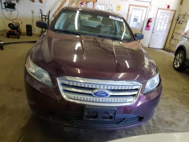 1FAHP2DW2BG184088 - 2011 FORD TAURUS SE MAROON photo 5