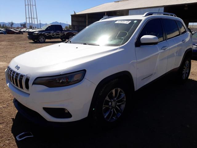 1C4PJLLB0KD225993 - 2019 JEEP CHEROKEE LATITUDE PLUS WHITE photo 1