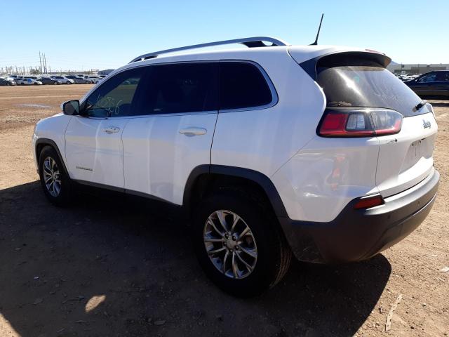 1C4PJLLB0KD225993 - 2019 JEEP CHEROKEE LATITUDE PLUS WHITE photo 2