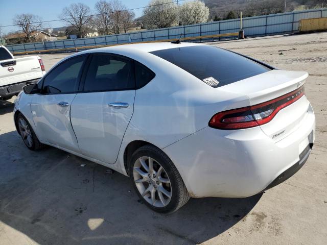 1C3CDFCA8DD104859 - 2013 DODGE DART LIMITED WHITE photo 2