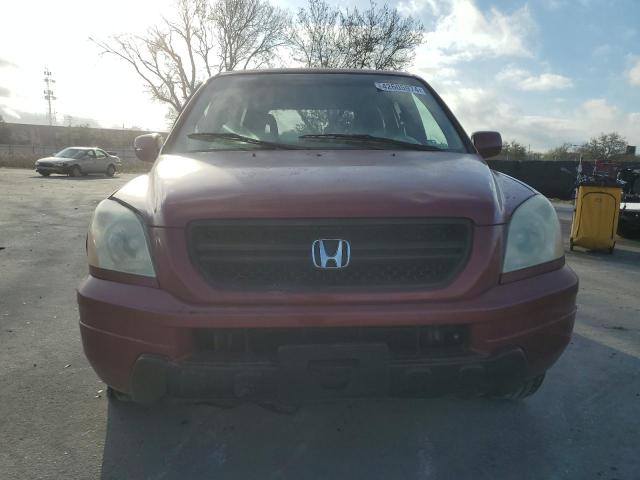 5FNYF18465B058427 - 2005 HONDA PILOT EX MAROON photo 5