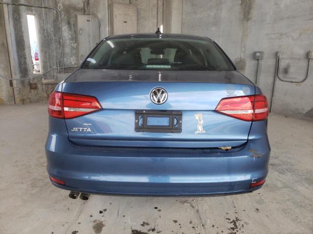 3VW2K7AJ3FM226779 - 2015 VOLKSWAGEN JETTA BASE أزرق صورة 6