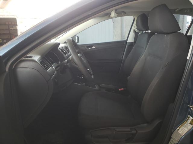 3VW2K7AJ3FM226779 - 2015 VOLKSWAGEN JETTA BASE أزرق صورة 7