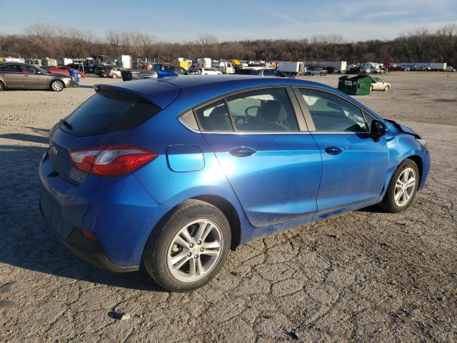 3G1BE6SM2HS508612 - 2017 CHEVROLET CRUZE LT BLUE photo 3