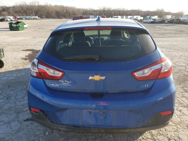 3G1BE6SM2HS508612 - 2017 CHEVROLET CRUZE LT BLUE photo 6