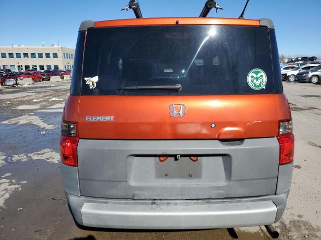 5J6YH28305L023204 - 2005 HONDA ELEMENT LX ORANGE photo 6