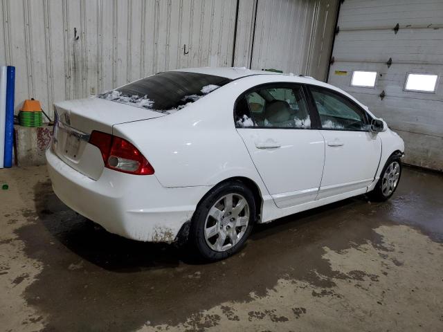 1HGFA16579L020291 - 2009 HONDA CIVIC LX WHITE photo 3