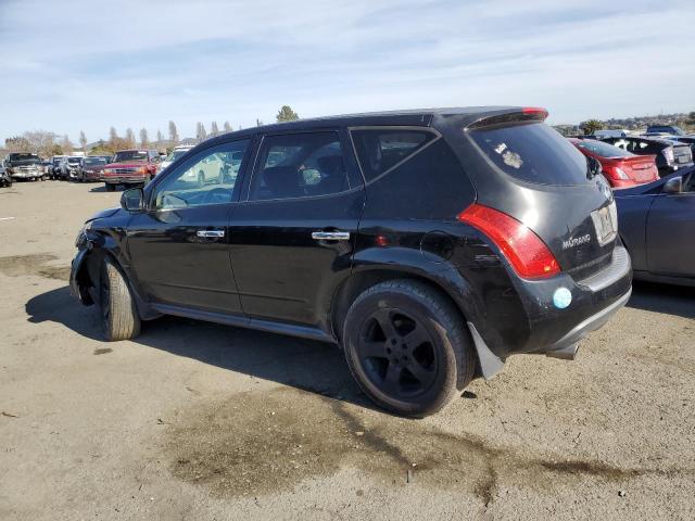 JN8AZ08T56W417357 - 2006 NISSAN MURANO SL BLACK photo 2