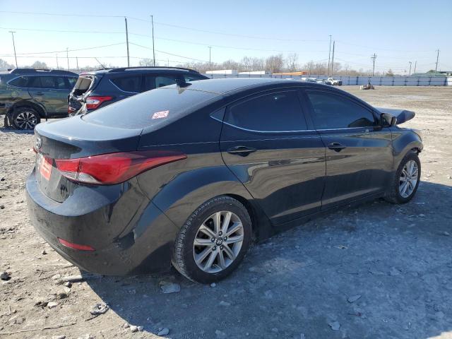 5NPDH4AE4FH563141 - 2015 HYUNDAI ELANTRA SE BLACK photo 3