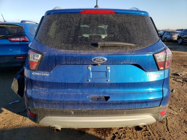 1FMCU9J95HUC39613 - 2017 FORD ESCAPE TITANIUM BLUE photo 6