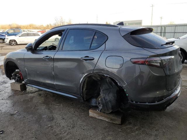 ZASPAKBN0M7D11271 - 2021 ALFA ROMEO STELVIO TI CHARCOAL photo 2