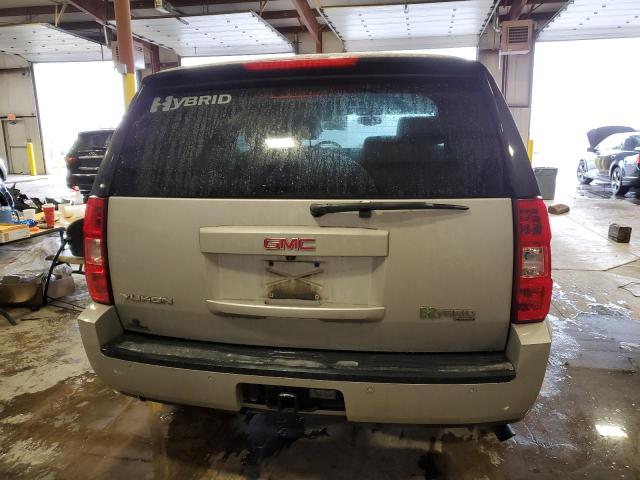 1GKFK13569R113949 - 2009 GMC YUKON HYBRID SILVER photo 6