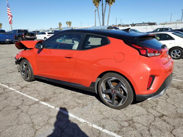 KMHTH6AB1KU020063 - 2019 HYUNDAI VELOSTER TURBO ORANGE photo 2