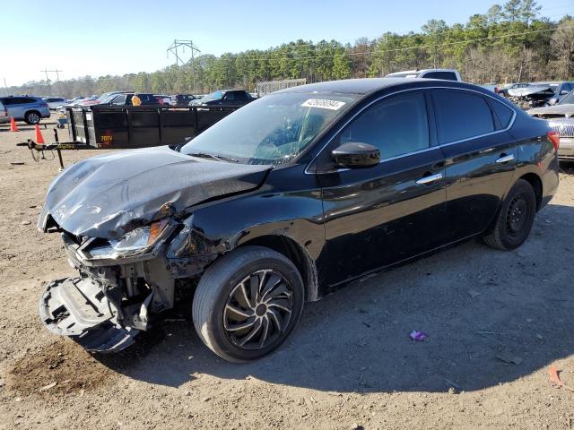 3N1AB7AP5HY282000 - 2017 NISSAN SENTRA S BLACK photo 1