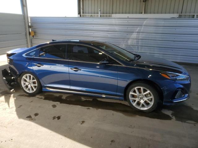 5NPE34AB1KH745379 - 2019 HYUNDAI SONATA LIMITED TURBO BLUE photo 4