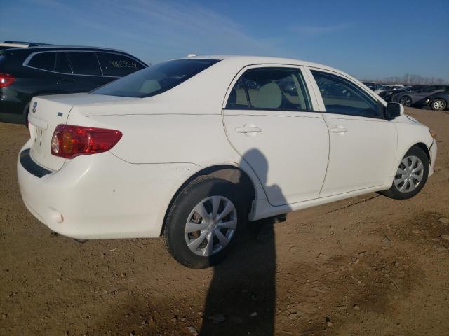 1NXBU4EE0AZ247209 - 2010 TOYOTA COROLLA BASE WHITE photo 3