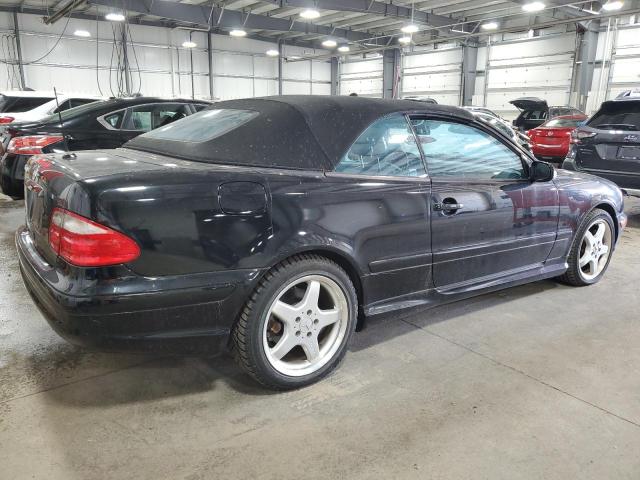 WDBLK70G63T142092 - 2003 MERCEDES-BENZ CLK 430 BLACK photo 3