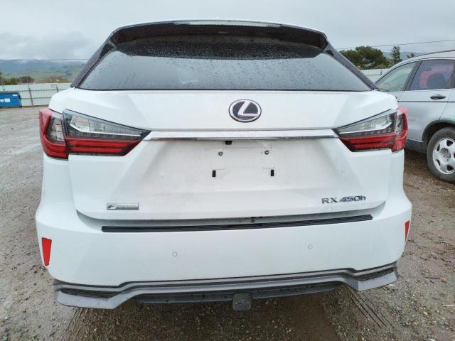 2T2BGMCA1JC029168 - 2018 LEXUS RX 450H BASE WHITE photo 6